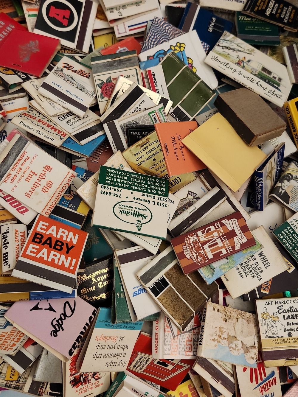 Vintage Matchbook Covers | Lot Of 25 Randomly Selected | Matchbook Advertising
